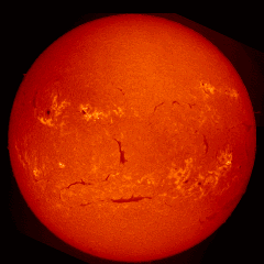 Image of Sun's chromosphere