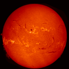 Image of Sun's chromosphere