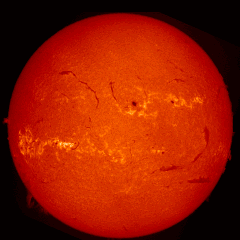 Image of Sun's chromosphere