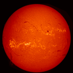 Image of Sun's chromosphere