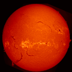 Image of Sun's chromosphere