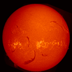 Image of Sun's chromosphere