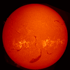 Image of Sun's chromosphere