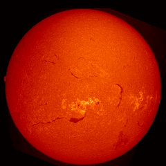 Image of Sun's chromosphere