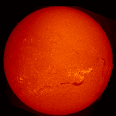 Image of Sun's chromosphere