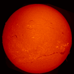 Image of Sun's chromosphere