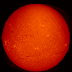 Image of Sun's chromosphere