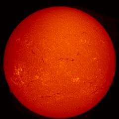 Image of Sun's chromosphere