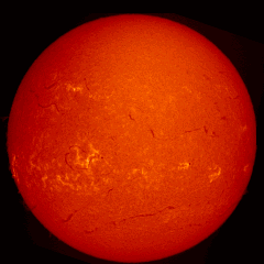 Image of Sun's chromosphere