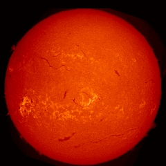 Image of Sun's chromosphere