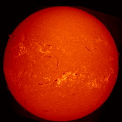 Image of Sun's chromosphere