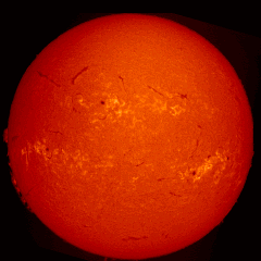 Image of Sun's chromosphere