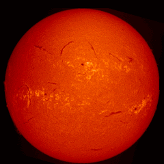 Image of Sun's chromosphere