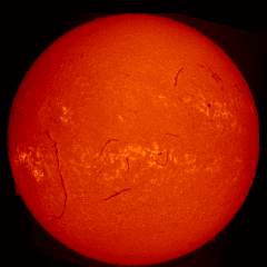 Image of Sun's chromosphere