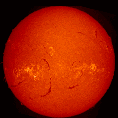 Image of Sun's chromosphere