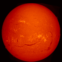 Image of Sun's chromosphere