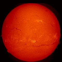 Image of Sun's chromosphere