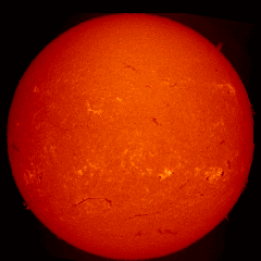 Image of Sun's chromosphere