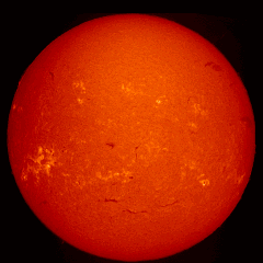 Image of Sun's chromosphere