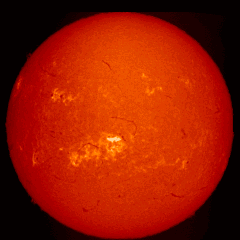 Image of Sun's chromosphere