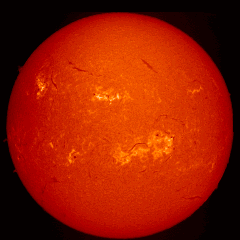 Image of Sun's chromosphere