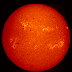 Image of Sun's chromosphere