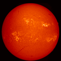 Image of Sun's chromosphere