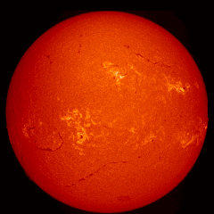 Image of Sun's chromosphere