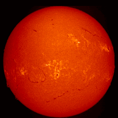 Image of Sun's chromosphere