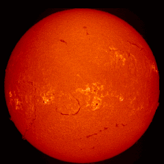 Image of Sun's chromosphere