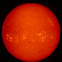 Image of Sun's chromosphere