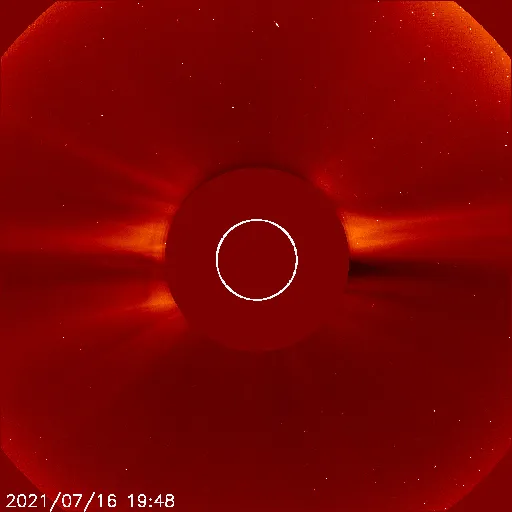Ближняя корона Солнца